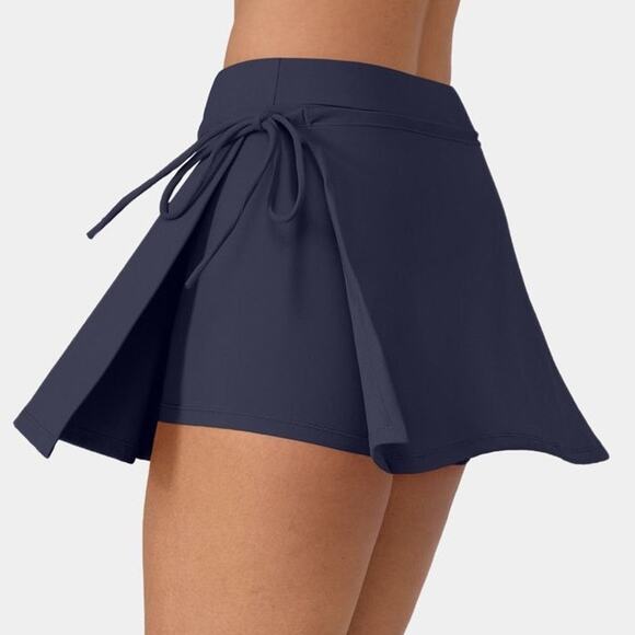 Halara Everyday Softlyzero Airy Skort Small Cool Touch Side Tie Active Yoga Golf - Picture 1 of 11